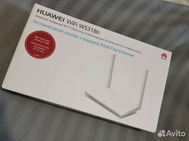 Wi fi роутер huawei беспроводной ws318n