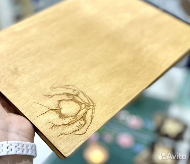 Фотоальбом из дерева