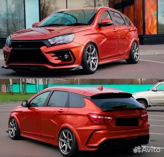 Тюнинг обвес Веста Хмуг не в цвет