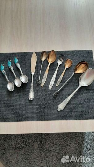 Столовые приборы серебро