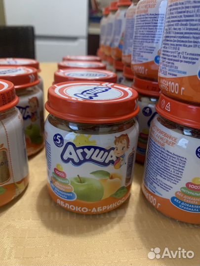 Фруктовое пюре Агуша