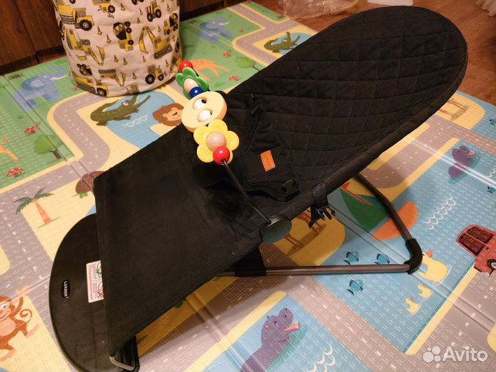 Шезлонг для новорожденных luxmom