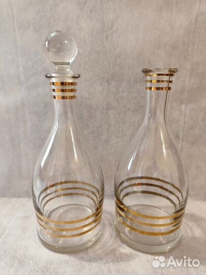 Штофы и графины СССР стекло
