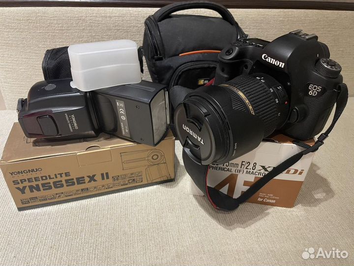 Зеркальная камера canon 6d комплект (см.описание)