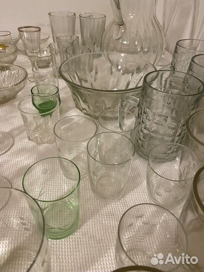 Стеклянная посуда времен СССР