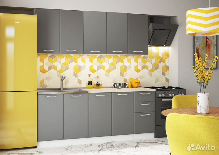 Кухня Виола-графит