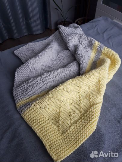 Детский плед в коляску