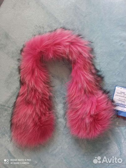 Новая опушка енот 70 см