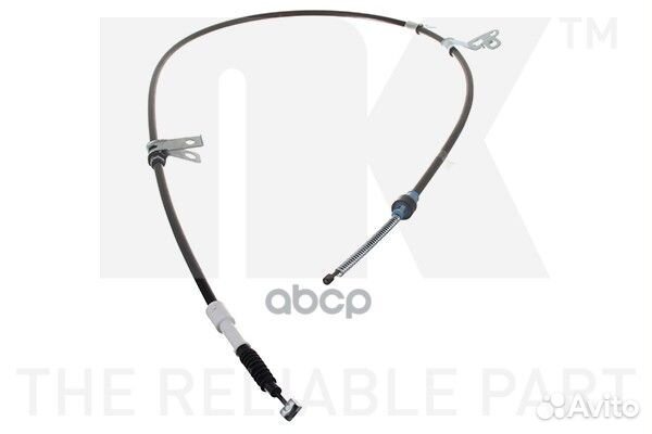 Трос ручного тормоза toyota corolla 02-07 1637м