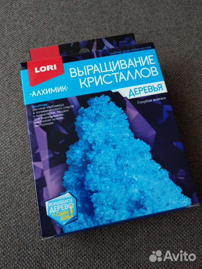 Выращивание кристаллов голубая ель новый