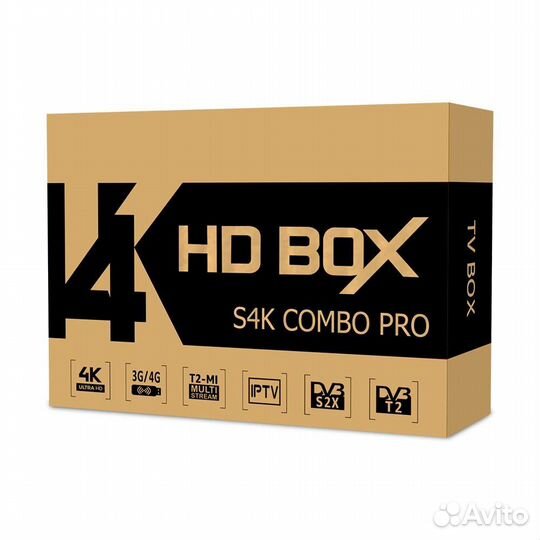 Спутниковый ресивер Hdbox S4K Combo PRO