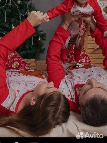 Новогодние пижамы family look