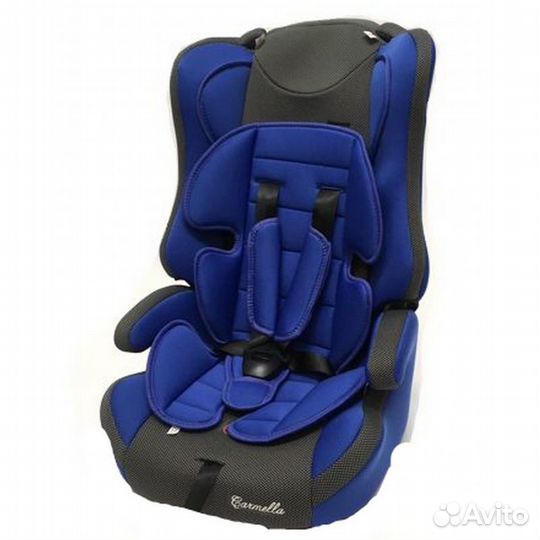 Автокресло 9-36 кг Мишутка LB 513 F Сине-Серое