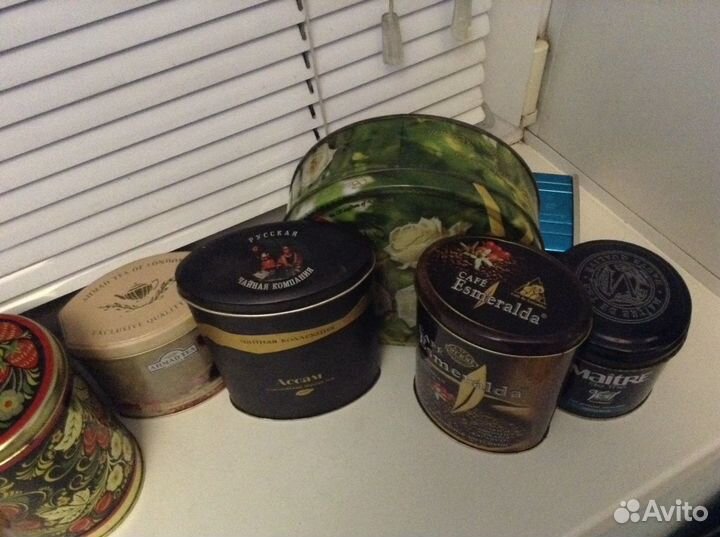 Жестяные банки для сыпучих продуктов