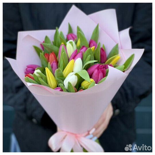Тюльпаны букет цветов