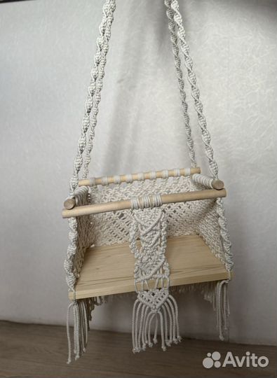 Детские качели макраме