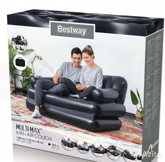Надувной матрас диван