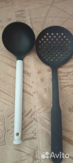 Кухонный набор, лопатки, половник, шумовка