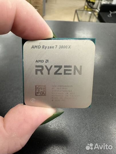 Процессор Ryzen 7 3800x 16 Потоков Сокет ам4