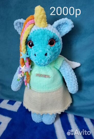 Вязаные игрушки ручной работы