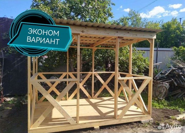 Беседка для дачи