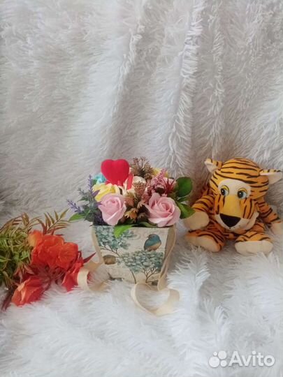 Цветы из мыла,розы,гартензии,подарки