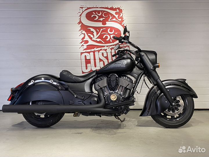Indian Chief Dark Horse, 6604 км, 2018