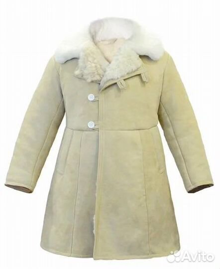 Тулуп из овчины армейский
