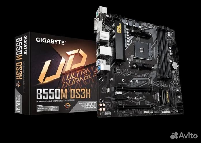 Материнская плата Gigabyte b550m ds3h rev 1.4
