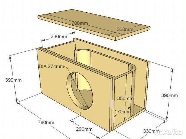 Профессиональный расчет короба для сабвуфера