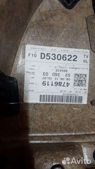 Bmw 5 f10 обшивка двери задняя левая