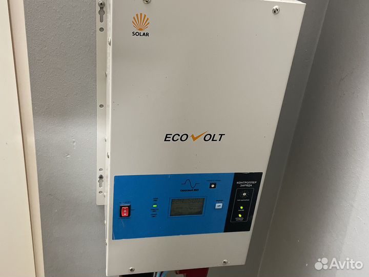 Ибп Ecovolt (3000 ватт) + 2 аккумул по 55Ач AGM