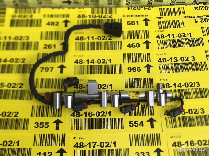 Топливная рампа левая hyundai экус