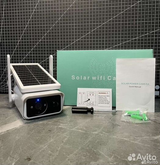 Уличная WiFi видеокамера с солнечной батареей
