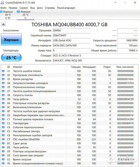 Внешний HDD Toshiba Canvio Ready 4 тб