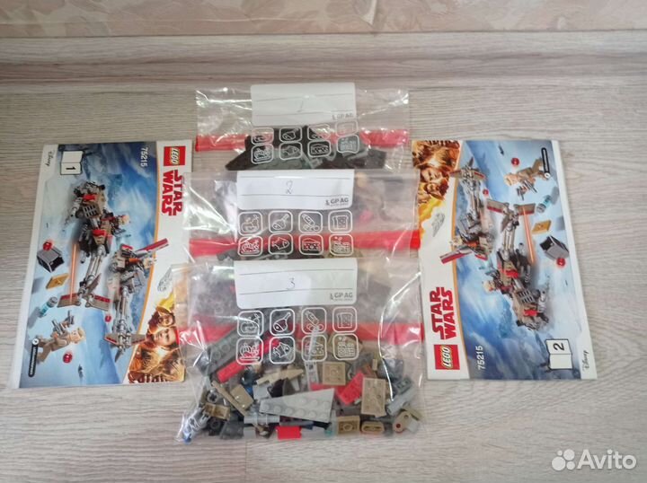 Lego Star Wars 75318, 75239, 75215 и Ninjago 70641