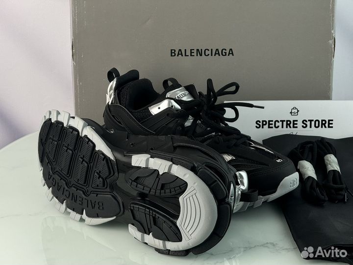 Кроссовки Balenciaga Track Sneaker Black Silver