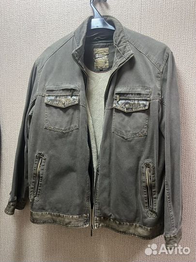 Джинсовая куртка мужская 58-60