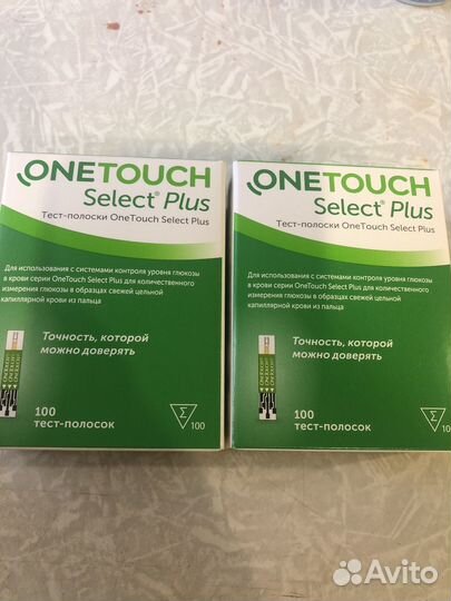 Тест полоски one touch select plus