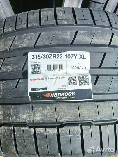 Hankook Ventus S1 Evo3 SUV K127A 315/30 R22 107Y