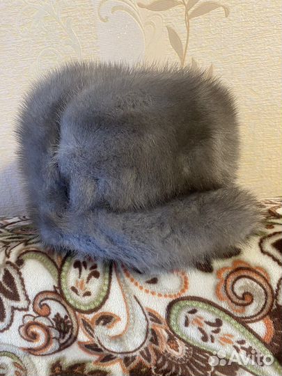 Норковая шапка мужская