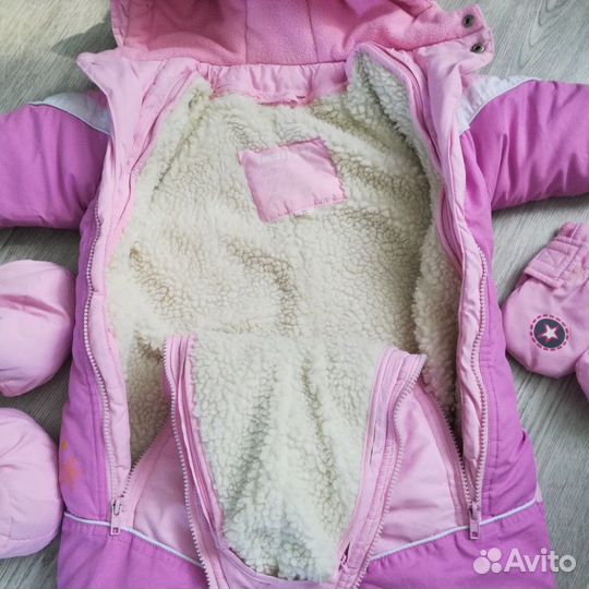 Комбинезон зимний 2в1 для девочки