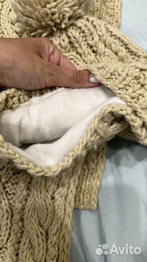 Комплект шапка и шарф женские