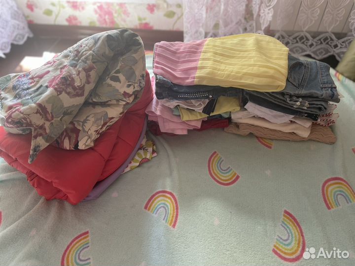 Вещи пакетом на девочку 104 110 116