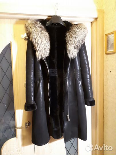 Дубленка женская зимняя длинная