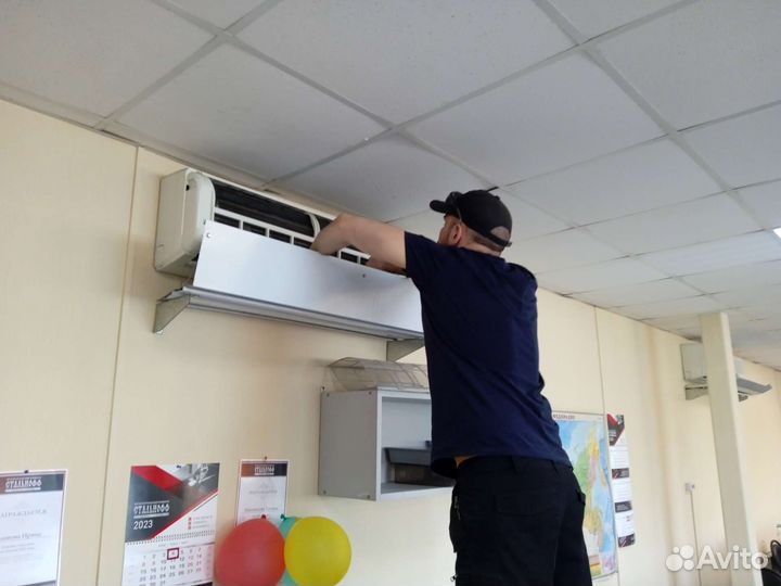 Установка кондиционеров/монтаж сплит систем/чистка