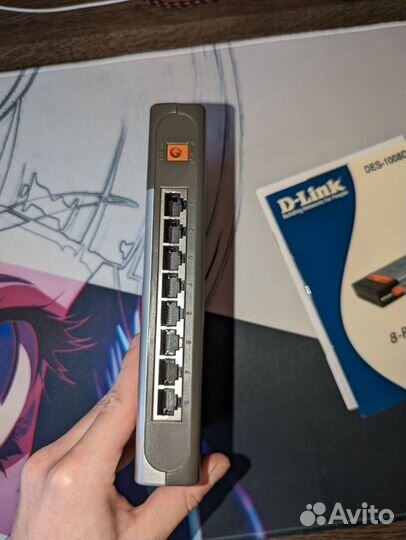 Коммутатор D-Link DES-1008D / 8 port / 10/100mbps