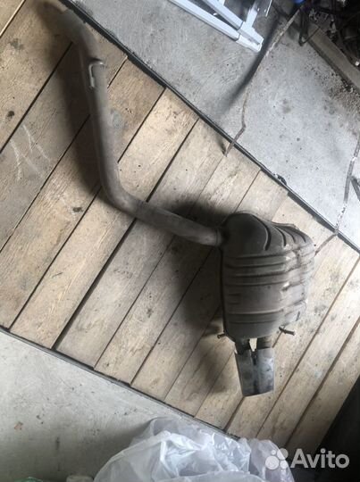 Глушитель на mercedes w204