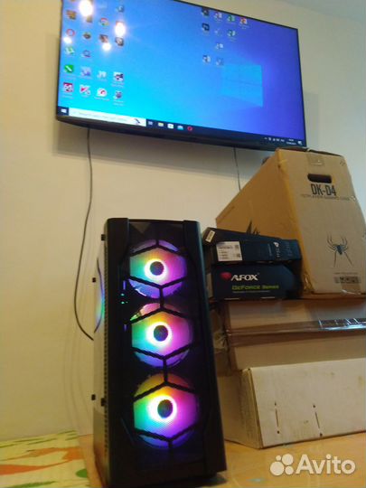 Новый Игровой с Intel 12100F RX6500 16GB SSD1000GB