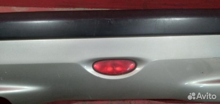 Пежо 206 бампер задний серый